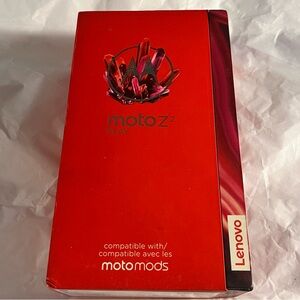 Motorola Moto Play Z2 Smartphone 64 gb Lunar Gray Original Box Tested Powers On